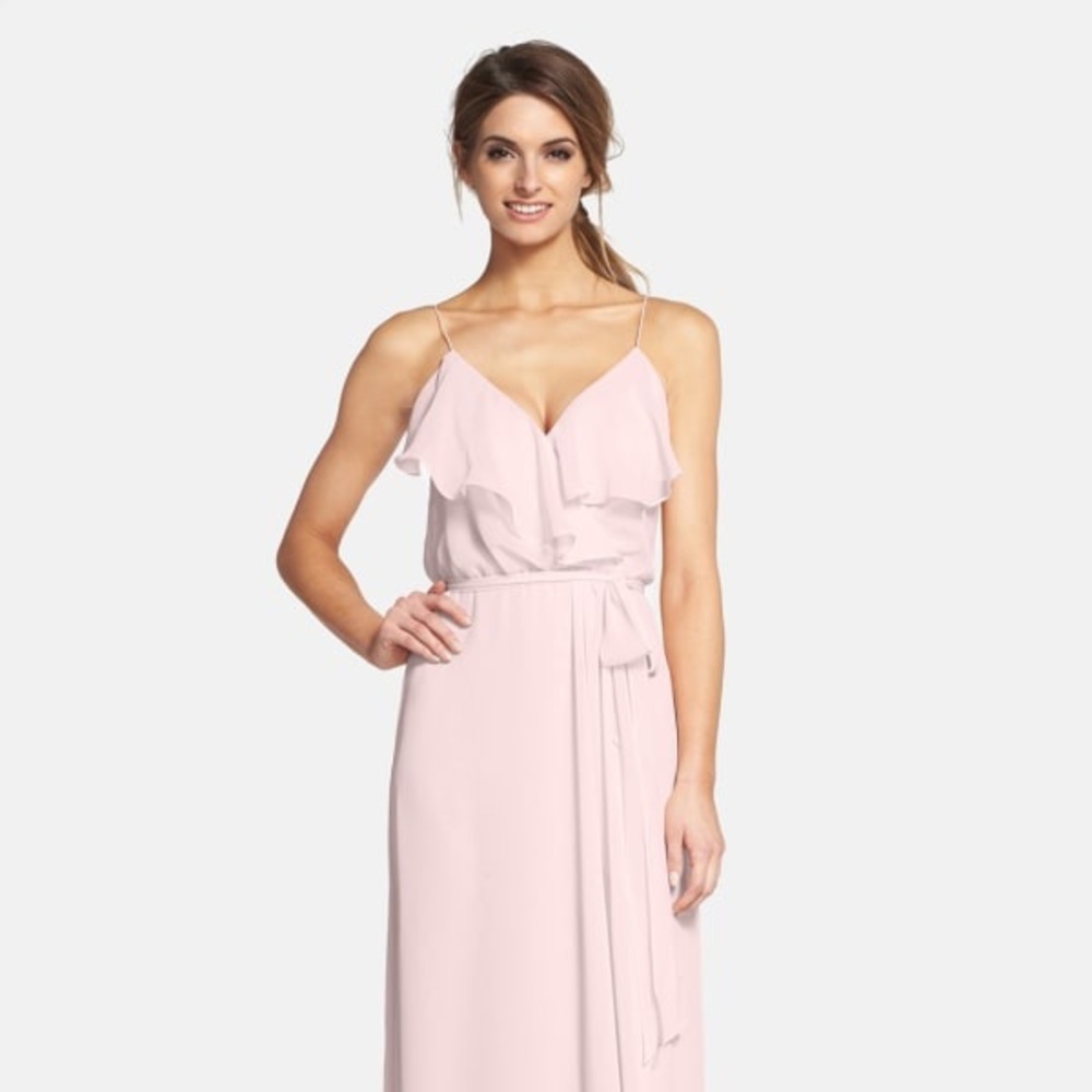 Nouvelle Amsale Ruffle Bridesmaid Dress